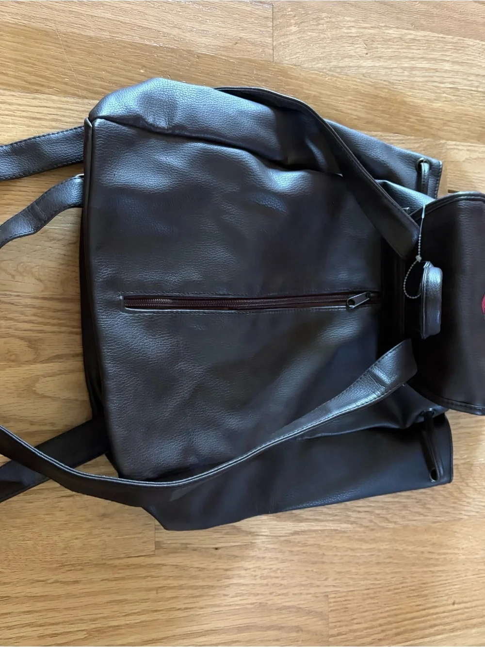 Disney Winnie the Pooh, Tigger & Eeyore Backpack Vintage Faux Leather 90z Y2K